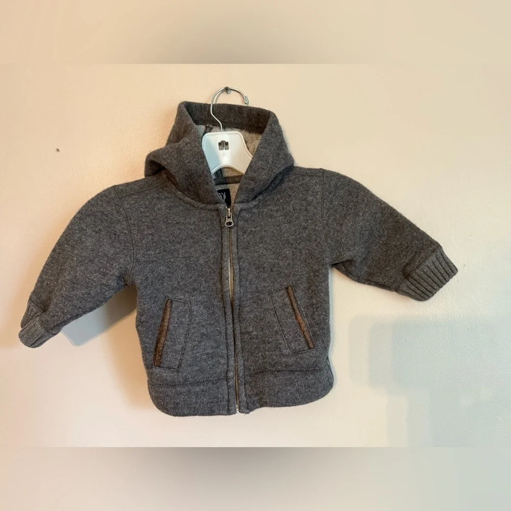 GAP Baby Gray Hooded Jacket
